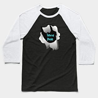 Snow Hole Baseball T-Shirt